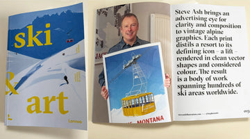 Ski & Art Book Feature Ski Poster & Art Prints - Shop Online | Steve Ash Illustration