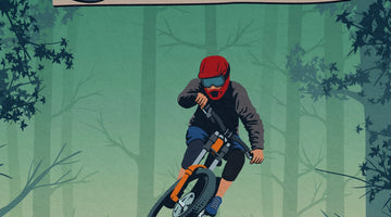 Dyfi Bike Park Guide 2026: Trails, Maps & Riding Experience Ski Poster & Art Prints - Shop Online | Steve Ash Illustration