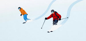 Gargellen Ski Area Guide: Slopes, Lifts, Activities Ski Poster & Art Prints - Shop Online | Steve Ash Illustration