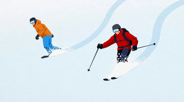 Gargellen Ski Area Guide: Slopes, Lifts, Activities Ski Poster & Art Prints - Shop Online | Steve Ash Illustration