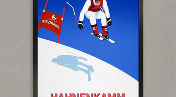 Downhill Ski Race Poster Selection: A Complete Guide for Home Décor Ski Poster & Art Prints - Shop Online | Steve Ash Illustration