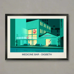 Medicine Bar history: Exploring Birmingham’s Cultural and Social Impact Ski Poster & Art Prints - Shop Online | Steve Ash Illustration