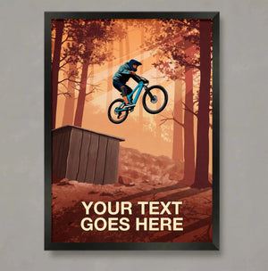 Personalised Mountain Bike Prints for Walls: How to Choose Perfect Art Ski Poster & Art Prints - Shop Online | Steve Ash Illustration
