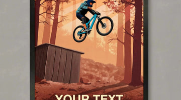 Personalised Mountain Bike Prints for Walls: How to Choose Perfect Art Ski Poster & Art Prints - Shop Online | Steve Ash Illustration