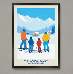 Personalized Ski Gifts for Skiers: Top Reasons to Gift Unique Posters Ski Poster & Art Prints - Shop Online | Steve Ash Illustration