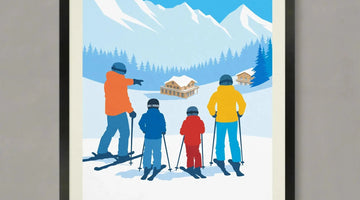 Personalized Ski Gifts for Skiers: Top Reasons to Gift Unique Posters Ski Poster & Art Prints - Shop Online | Steve Ash Illustration