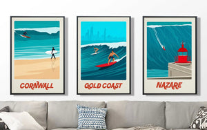 7 Stunning Surfing Posters to Elevate Your Wall Art in 2026 Ski Poster & Art Prints - Shop Online | Steve Ash Illustration