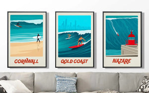 7 Stunning Surfing Posters to Elevate Your Wall Art in 2026 Ski Poster & Art Prints - Shop Online | Steve Ash Illustration