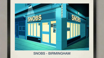 Snobs Nightclub Poster Ski Poster & Art Prints - Shop Online | Steve Ash Illustration