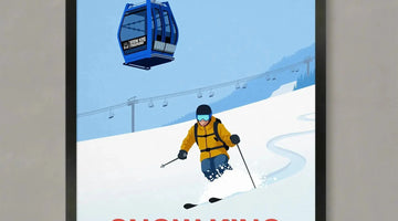 Snow King Mountain poster: How to Choose the Perfect One for Your Home Ski Poster & Art Prints - Shop Online | Steve Ash Illustration