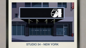 Nightclub Music Legacy Posters: Incorporating History of Dance Music Into Design Ski Poster & Art Prints - Shop Online | Steve Ash Illustration