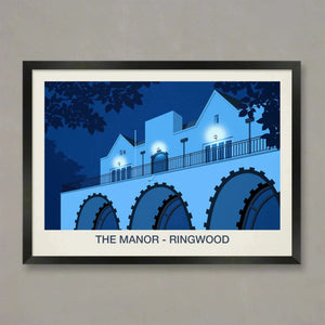 A Complete Guide to The Manor Nightclub Art Poster Ski Poster & Art Prints - Shop Online | Steve Ash Illustration