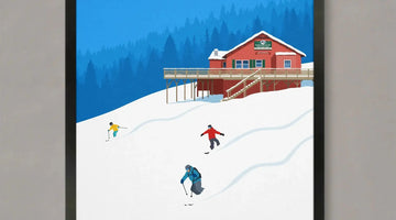 Ski Resort Posters: Top 10 Vintage Style Prints to Decorate Your Wall Ski Poster & Art Prints - Shop Online | Steve Ash Illustration