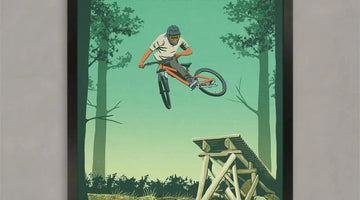 Mountain Bike Posters: 7 Stunning Designs to Elevate Your Space Ski Poster & Art Prints - Shop Online | Steve Ash Illustration