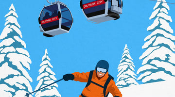 Free Shipping on Park City Ski Posters: A Style Guide Ski Poster & Art Prints - Shop Online | Steve Ash Illustration