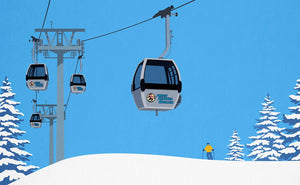 Guide to Skiing Poster Art: Explore Folgarida Ski Posters & Prints 2026 Ski Poster & Art Prints - Shop Online | Steve Ash Illustration