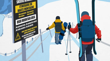 The Vallee Blanche Ski Poster: History, Art & Unique Features Explained Ski Poster & Art Prints - Shop Online | Steve Ash Illustration