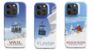 iPhone Case for Skiing: Top Benefits for Winter Sports Enthusiasts Ski Poster & Art Prints - Shop Online | Steve Ash Illustration