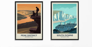 Bring the Great Outdoors Home: Capturing the Spirit of the UK’s National Parks - Ski Poster & Art Prints - Shop Online | Steve Ash Illustration