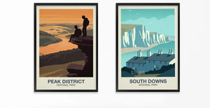 Bring the Great Outdoors Home: Capturing the Spirit of the UK’s National Parks - Ski Poster & Art Prints - Shop Online | Steve Ash Illustration