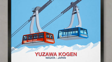 Yuzawa Kogen Ski Resort Poster: Travel and Skiing