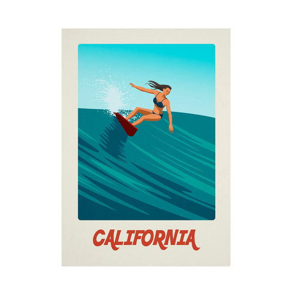 California Surf Poster