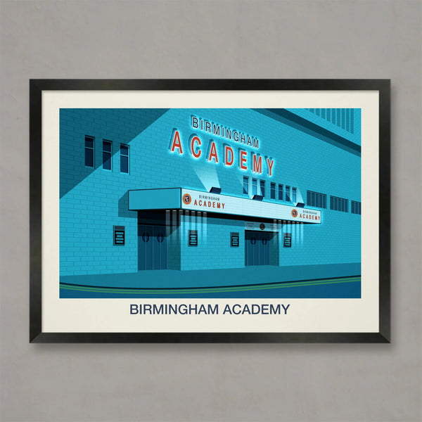 THE BIRMINGHAM ACADEMY VENUE POSTER Steve Ash illustration