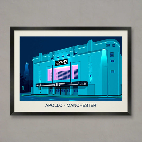 THE APOLLO MANCHESTER VENUE POSTER