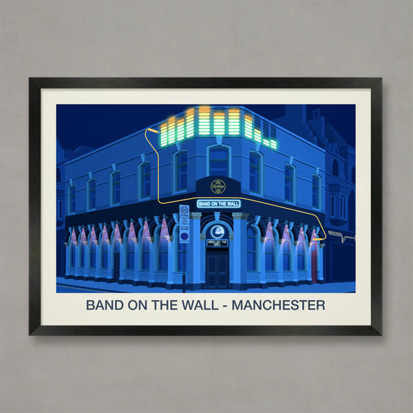 BAND ON THE WALL VENUE POSTER Steve Ash illustration