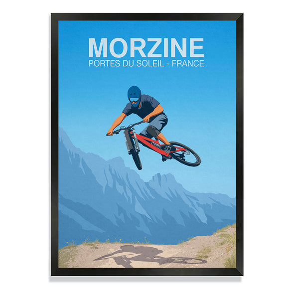 Morzine Mountain Bike Poster