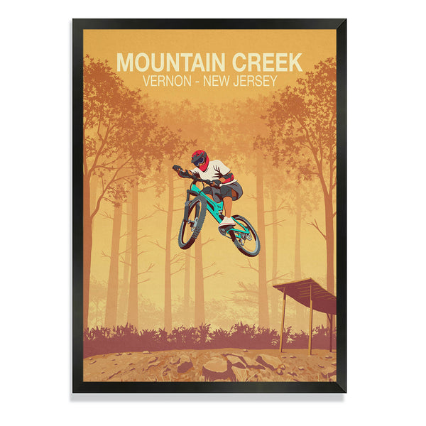 Mountain Creek Bike Poster