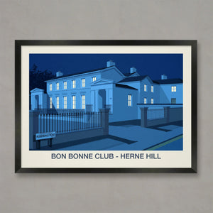 The Bon Bonne Club Poster Steve Ash illustration