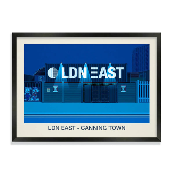 LDN EAST VENUE POSTER Steve Ash illustration