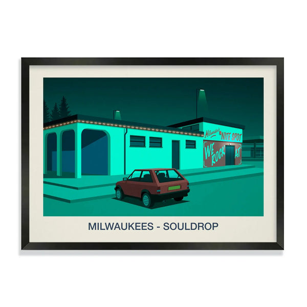 MILWAUKEES NIGHTCLUB POSTER Steve Ash illustration