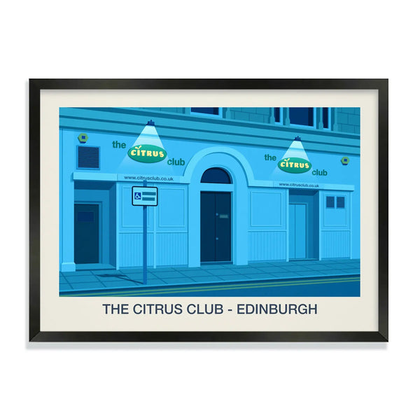 THE CITRUS CLUB POSTER Steve Ash illustration