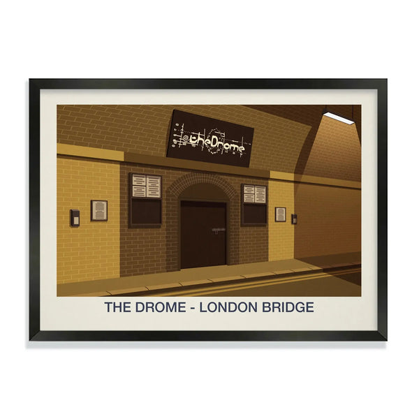 THE DROME NIGHTCLUB POSTER - Ski Poster & Art Prints - Shop Online | Steve Ash Illustration