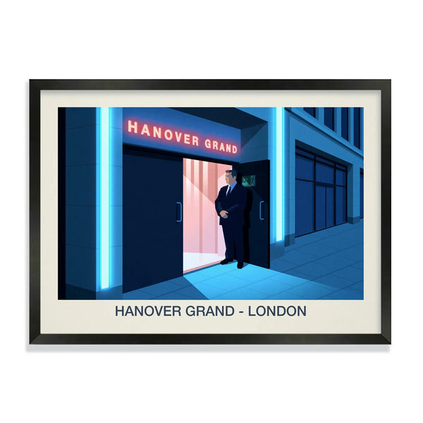 Hanover Grand Nightclub Poster Steve Ash illustration