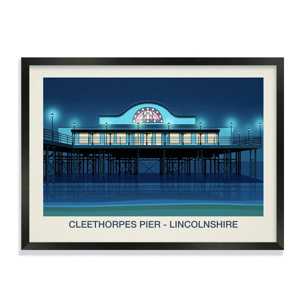 Cleethorpes Pier Venue Poster Steve Ash illustration