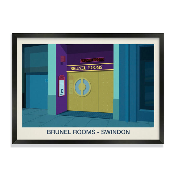 BRUNEL ROOMS NIGHTCLUB POSTER