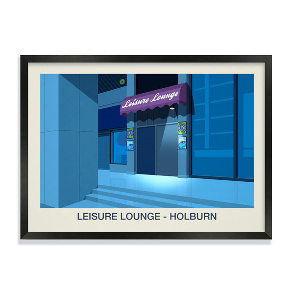 THE LEISURE LOUNGE NIGHTCLUB POSTER - Ski Poster & Art Prints - Shop Online | Steve Ash Illustration