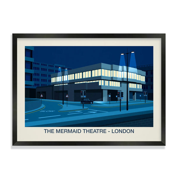 THE MERMAID THEATRE VENUE POSTER Steve Ash illustration