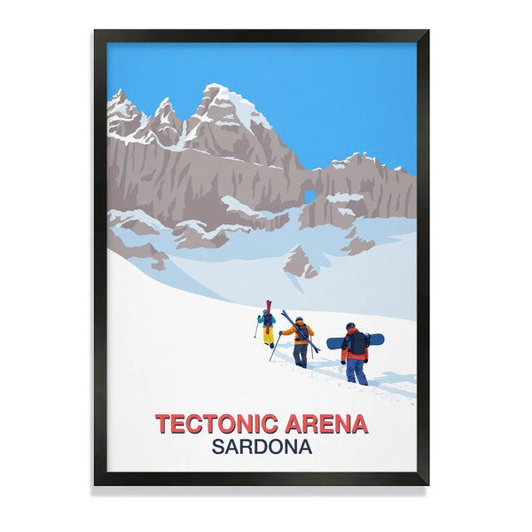 Tectonic Arena Sardona Poster Steve Ash illustration