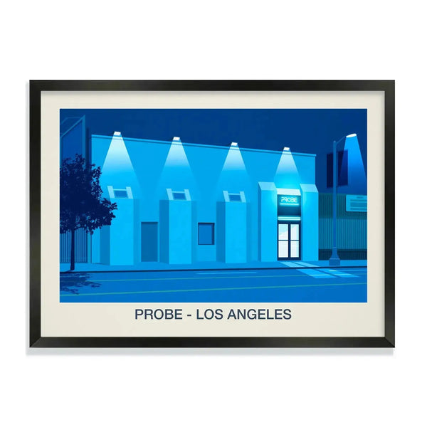 PROBE NIGHTCLUB POSTER Steve Ash illustration