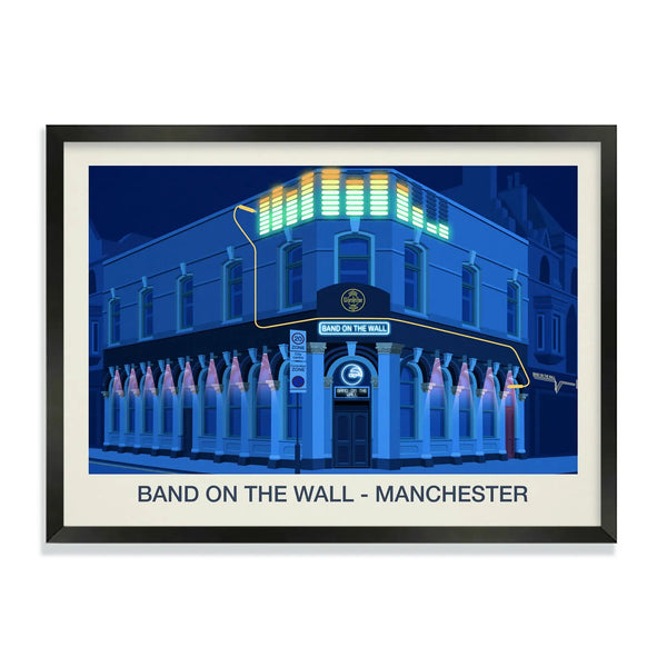 BAND ON THE WALL VENUE POSTER Steve Ash illustration