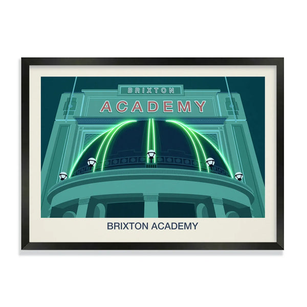 THE BRIXTON ACADEMY VENUE POSTER Steve Ash illustration