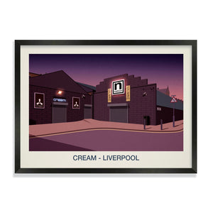 CREAM NIGHTCLUB POSTER Steve Ash illustration