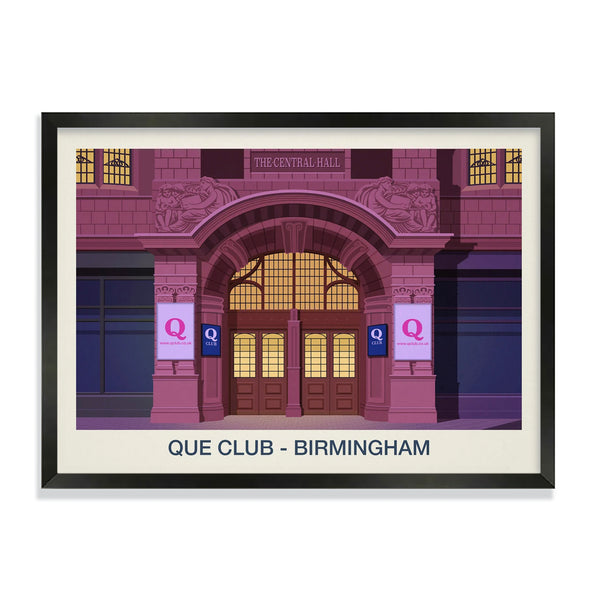 QUE CLUB POSTER