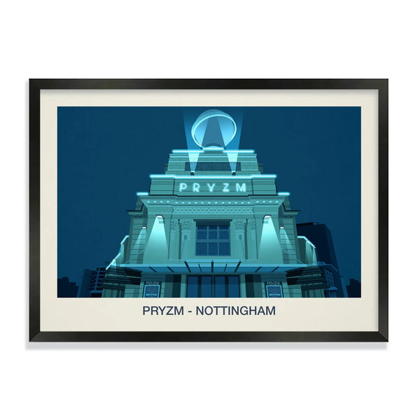 Pryzm Nottingham Nightclub Poster | Iconic East Midlands Dance & Music Print