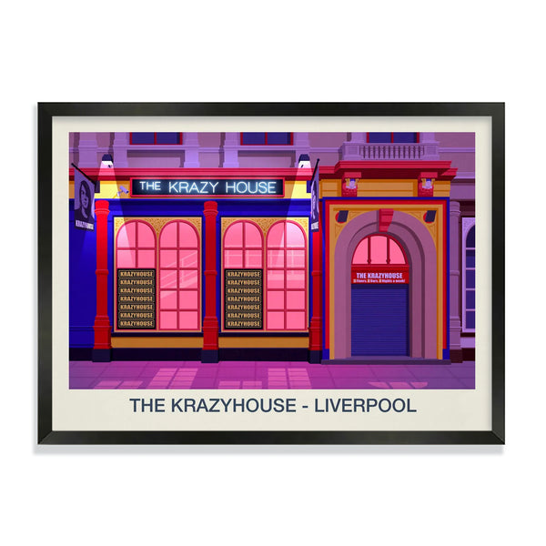 THE KRAZYHOUSE VENUE POSTER