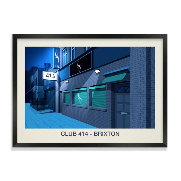 CLUB 414 NIGHTCLUB POSTER - Ski Poster & Art Prints - Shop Online | Steve Ash Illustration